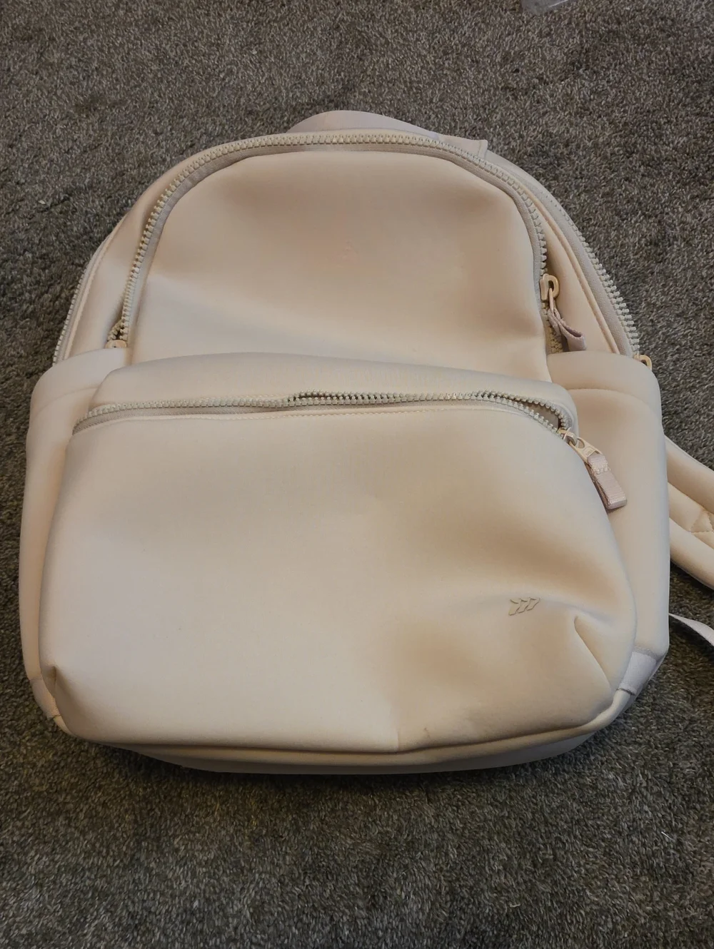 Cream Women's Backpack - Minimal Everyday Bag